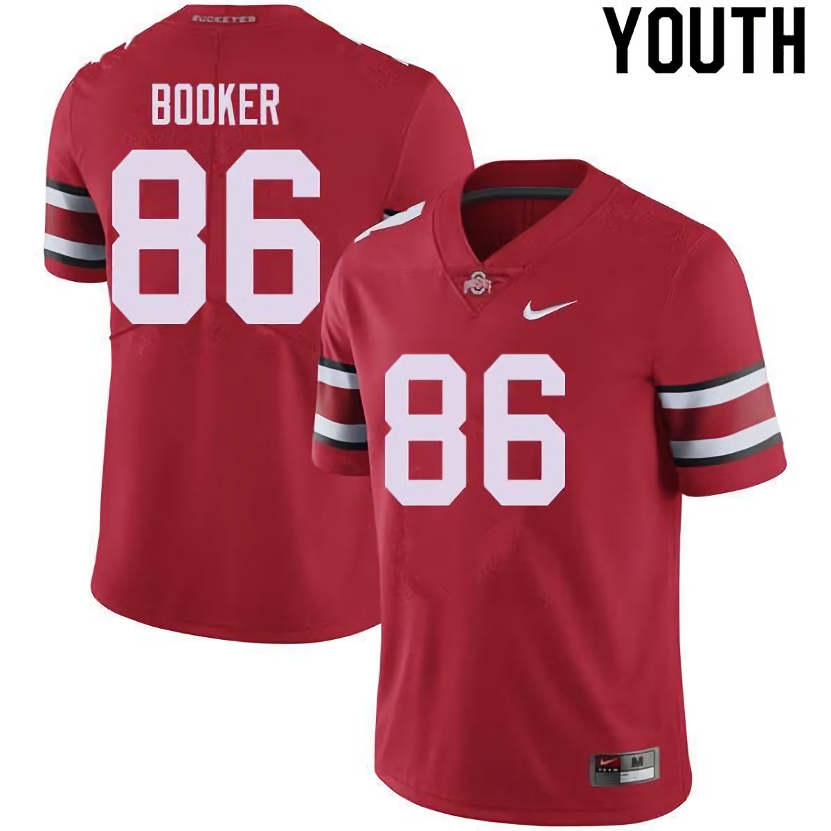 Chris Booker Ohio State Buckeyes Youth NCAA #86 Nike Red College Stitched Football Jersey BLO0156UH